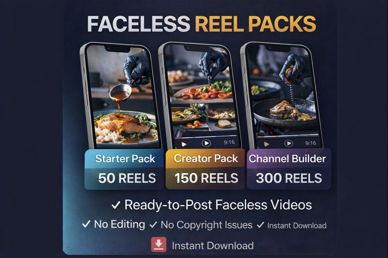 Faceless Reel Packs