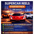 Supercar Reels Starter Pack (50 Videos)